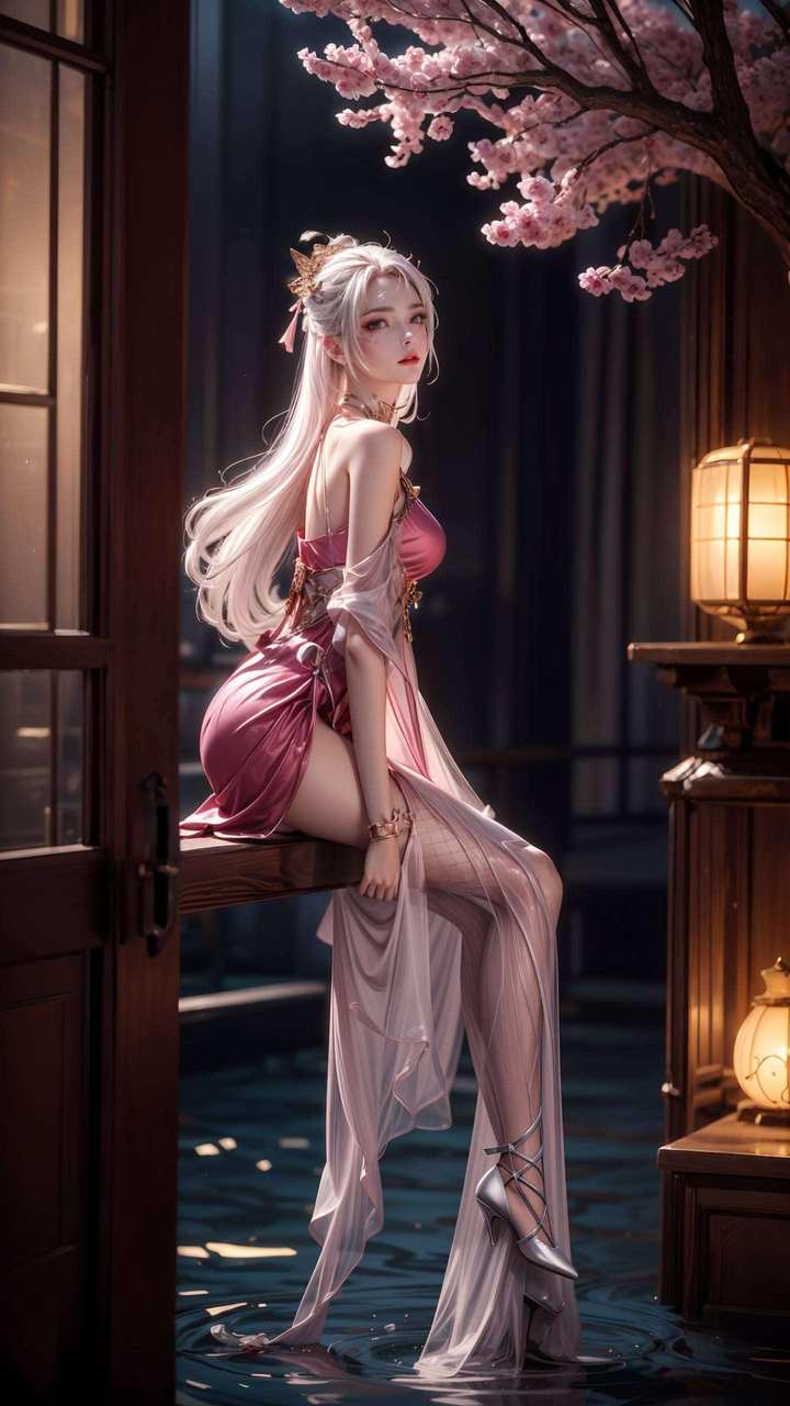 天狐仙子的壁纸图片可爱，护眼免费，电脑壁纸秀。