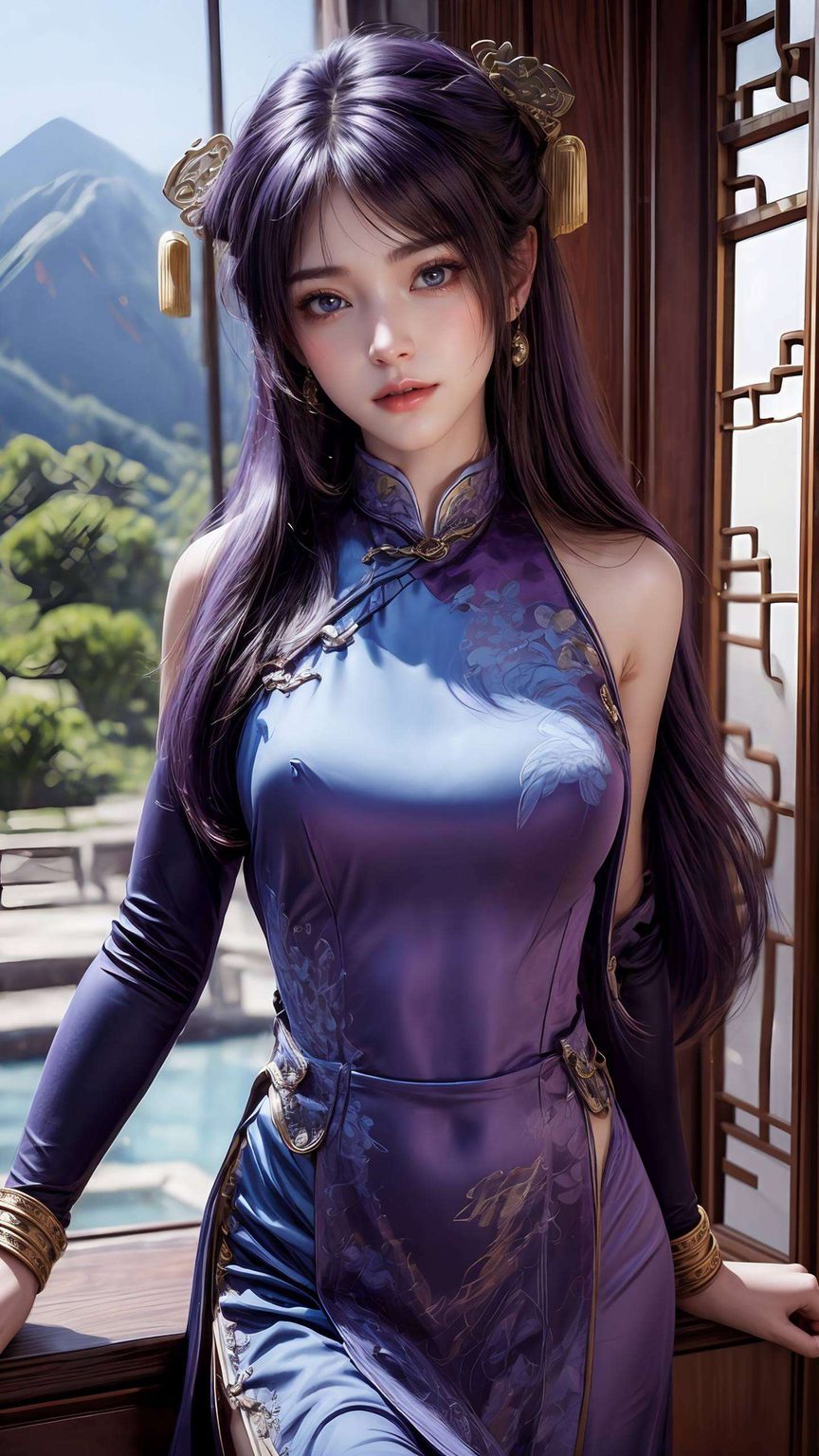 遮天姬紫月：动态壁纸，护眼完美像素，平板动画壁纸盛宴