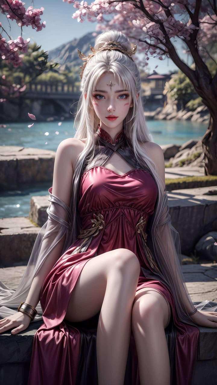 神图壁纸天狐仙子高清：唯美游戏壁纸ipad简洁壁纸