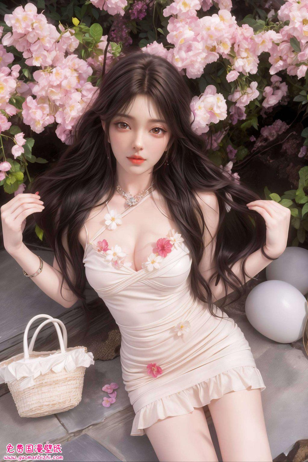 火灵儿仙气壁纸可爱高清——AI绘画生成作品，游戏壁纸，手机墙纸集锦。