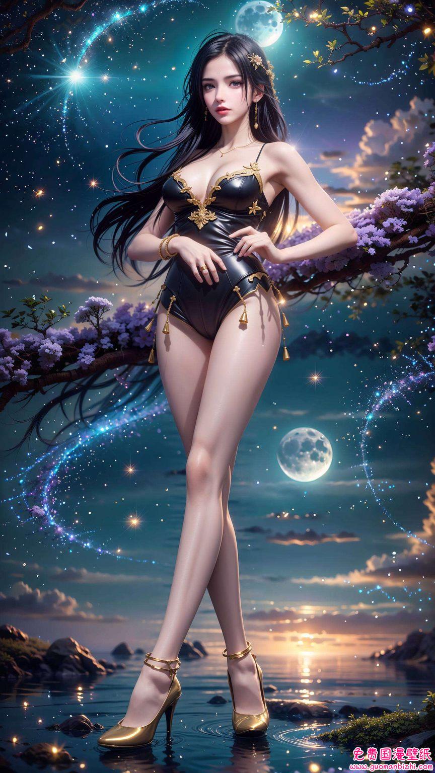 月婵AI创作壁纸集:免费下载,平板与手机可爱壁纸精选 月婵AI创作壁纸集:免费下载,平板与手机可爱壁纸精选