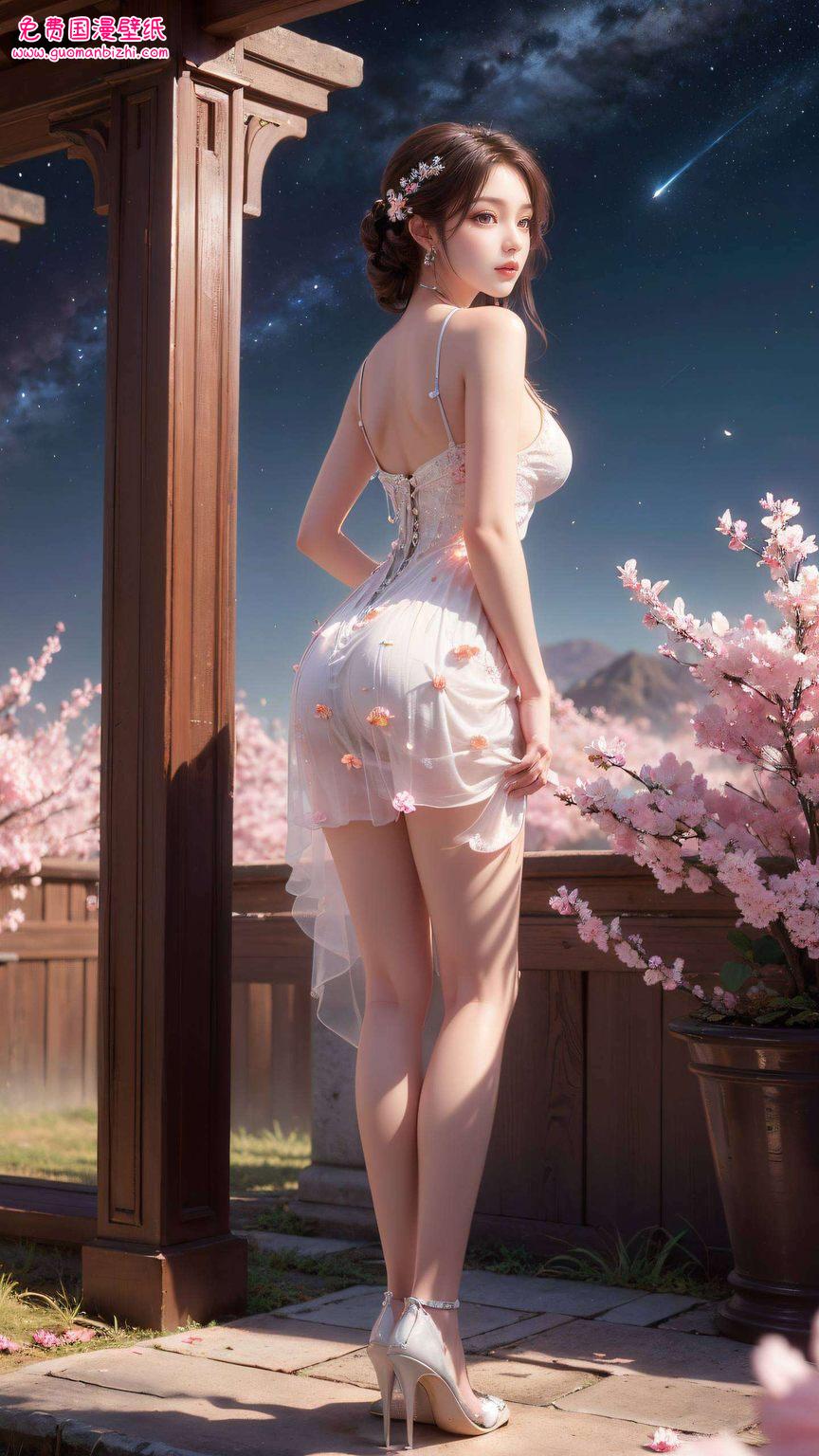 石昊火灵儿：AI角色AIGC游戏壁纸，Win10背景图片高清拼接集