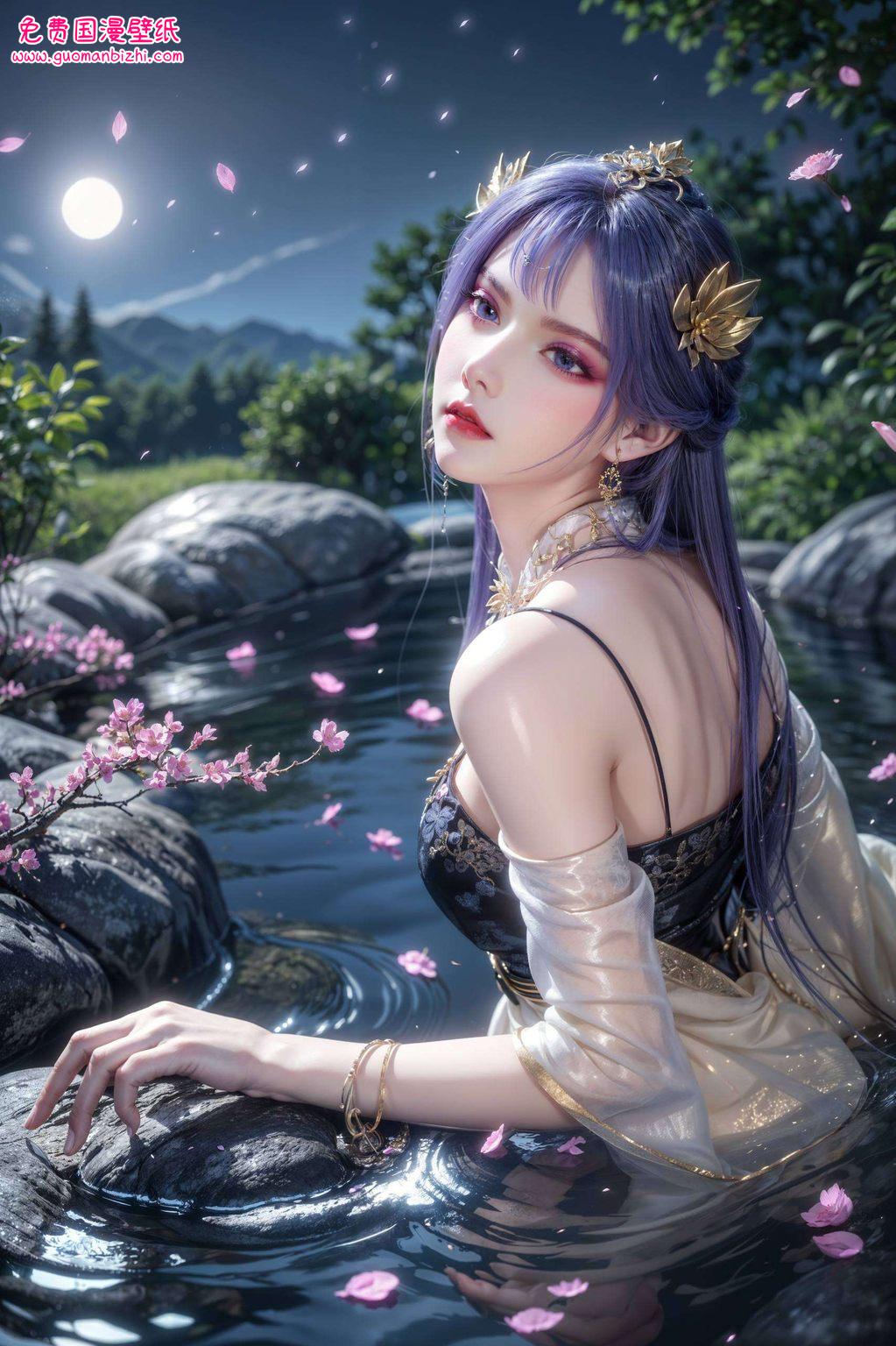 AI绘画壁纸集：游戏与平板古风漫画壁纸精选