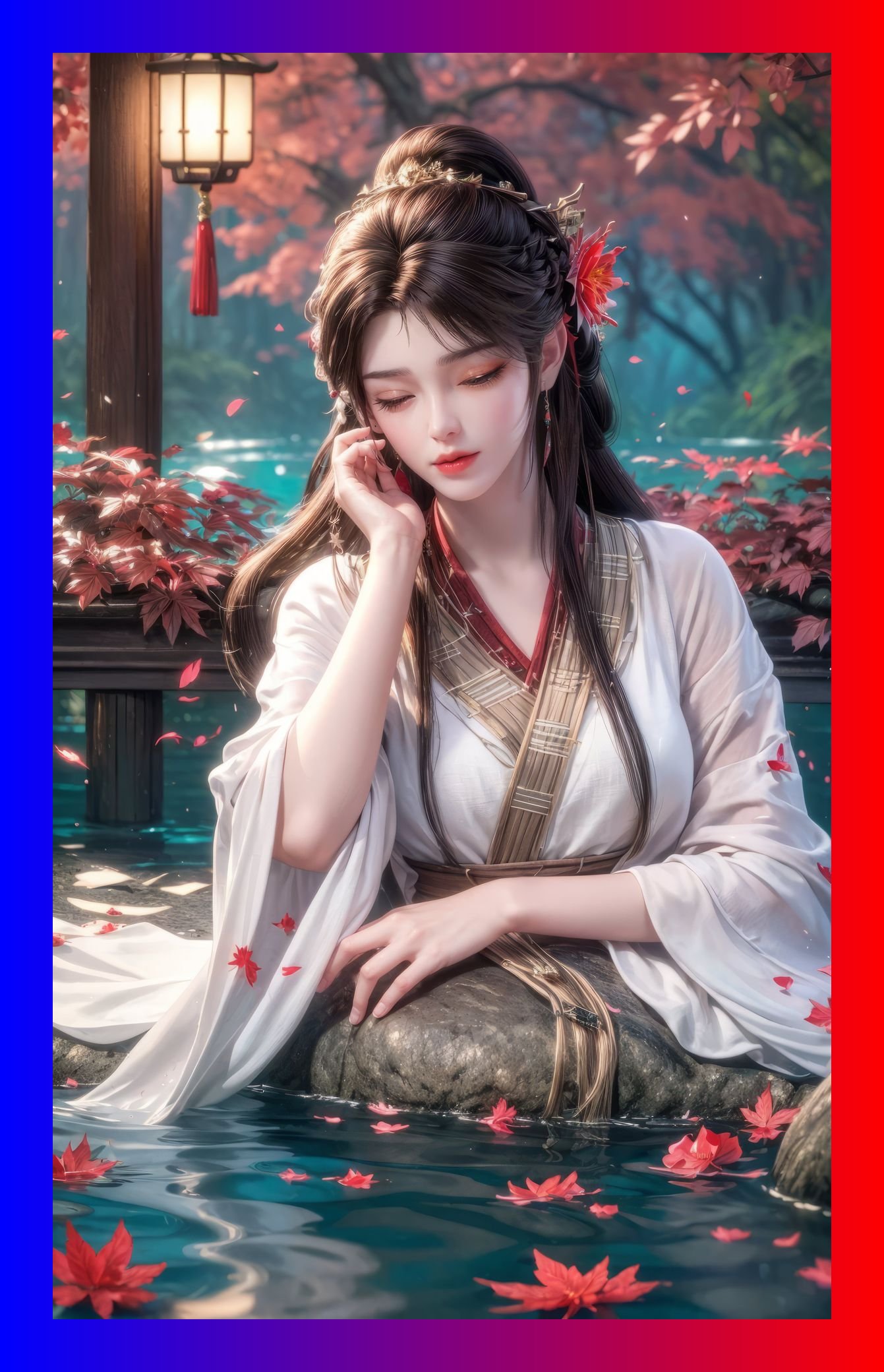 热门ai素材完美世界火灵儿高分辨率4k壁纸下载