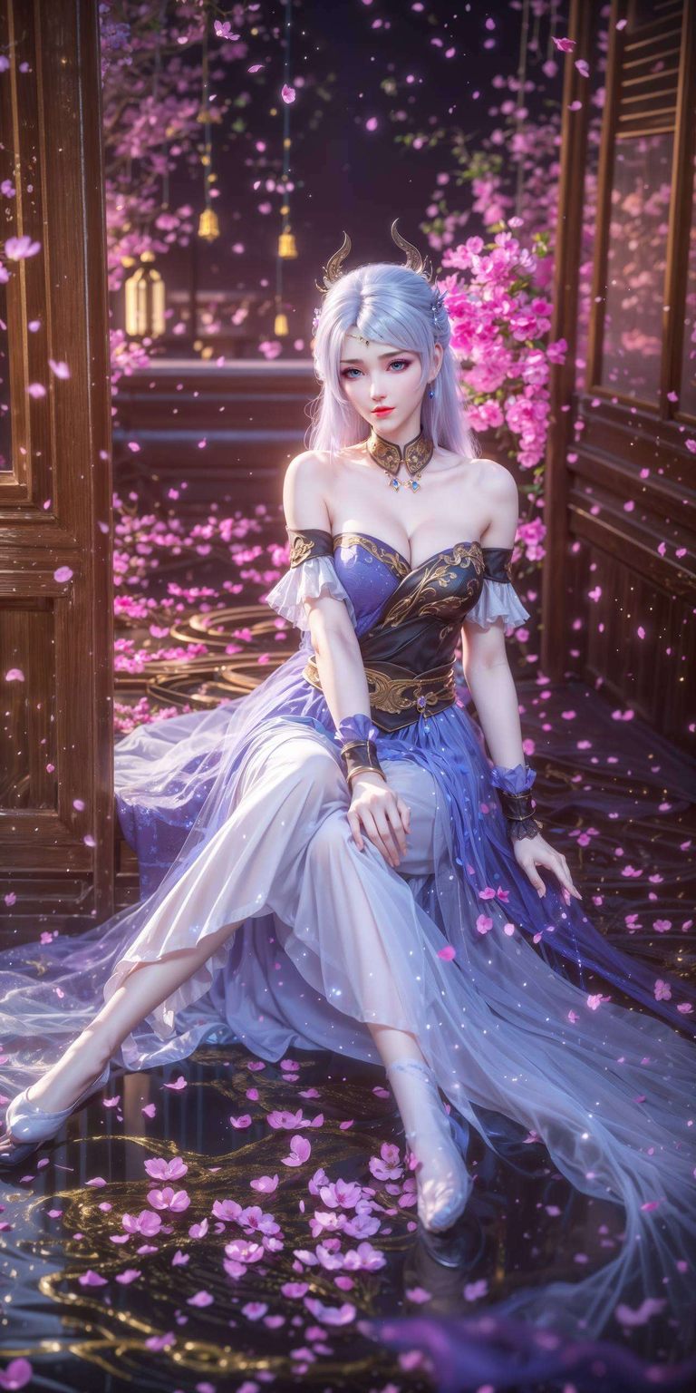 国漫女神壁纸洛璃图集：AI绘画AIGC，动漫壁纸，iPad宽屏壁纸精选