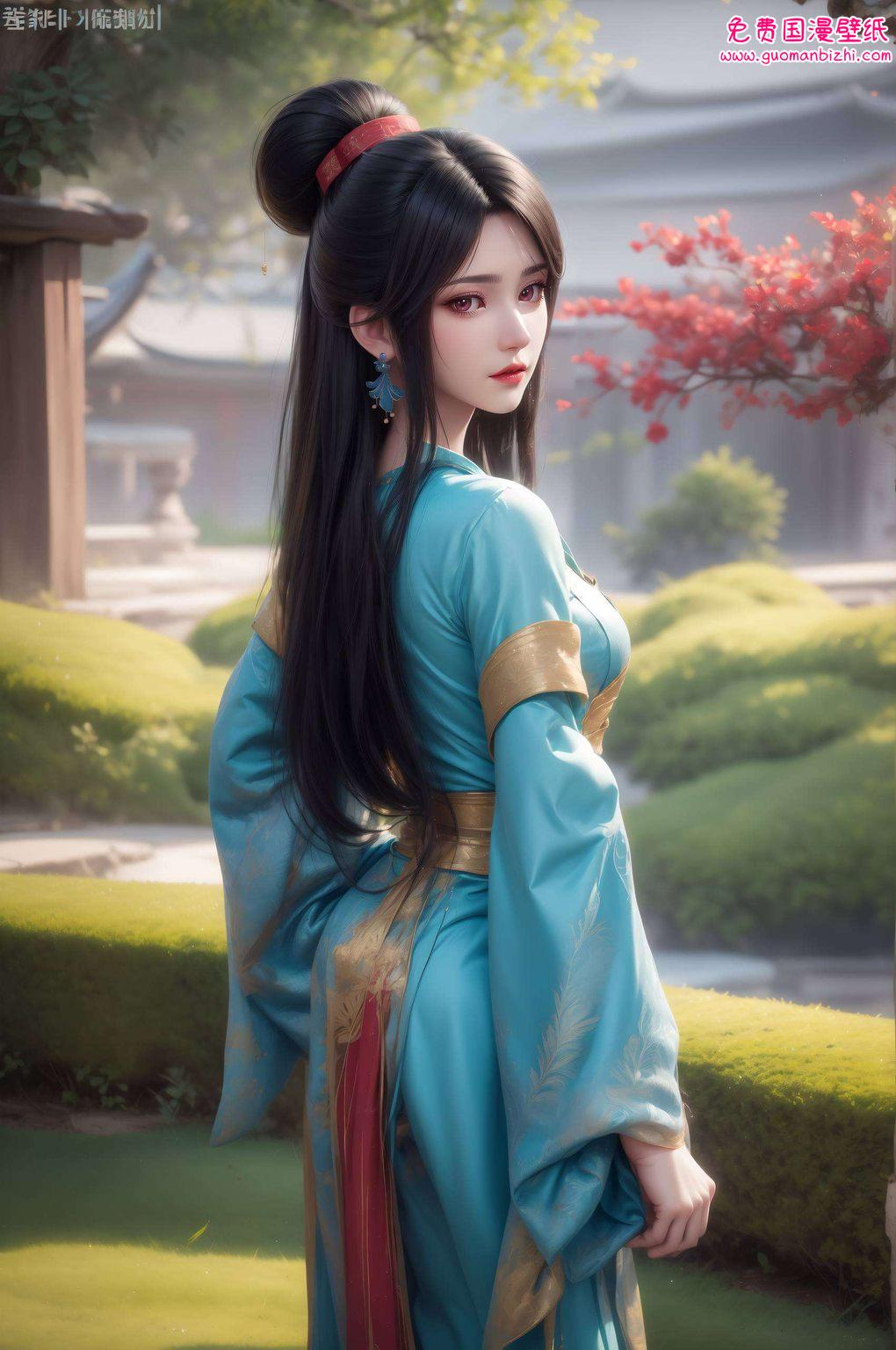 元尊夭夭：AI绘画精细角色，Win10唯美壁纸，手机高清壁纸集