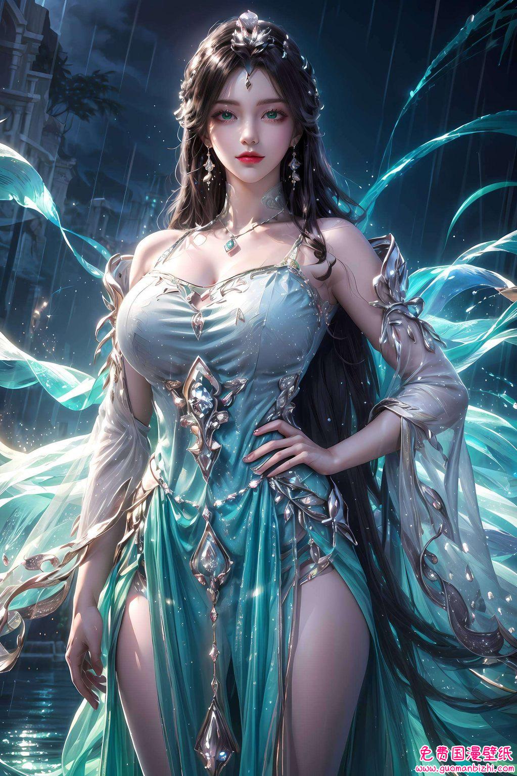 柳神迷你高清壁纸集：AI角色AIGC完美像素，iPad桌面图片精选