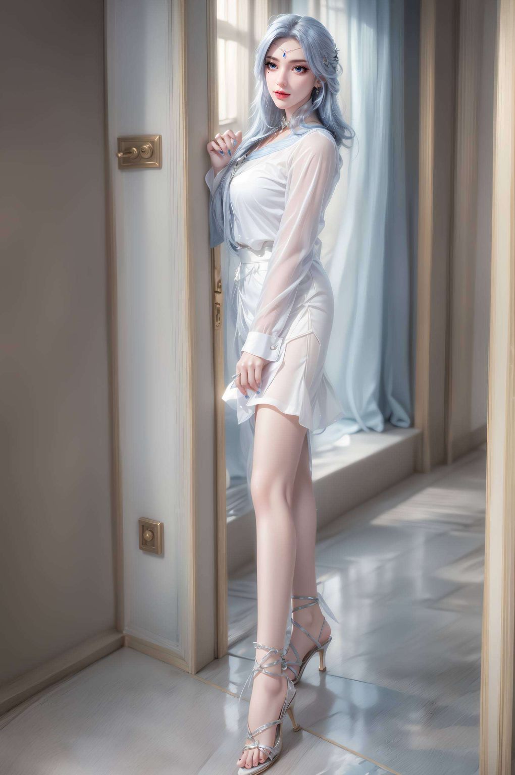 宁雨蝶精选：AI绘画生成作品，免费壁纸下载，平板专属高清壁纸集