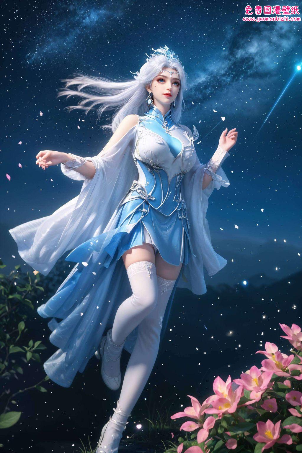 AI绘画动漫壁纸集：平板简洁壁纸，宁雨蝶初吻特辑