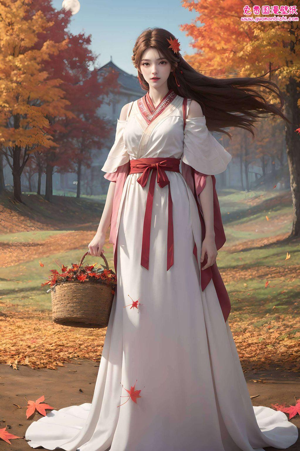 AI角色AIGC壁纸集：火灵儿护眼电脑墙纸三合一精选