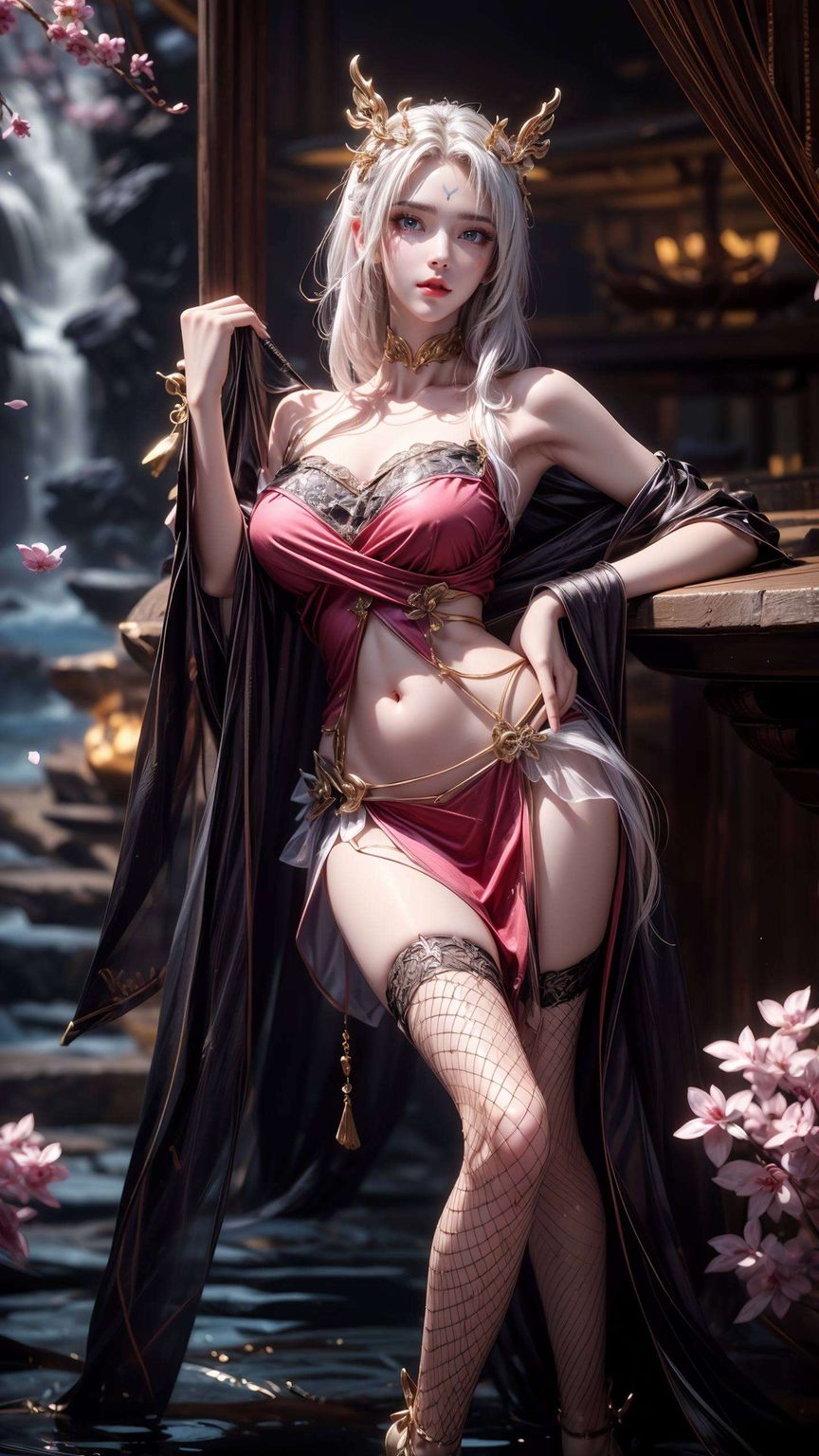 AI绘画AIGC免费壁纸分享——天狐仙子嘟嘟唇，PCins风绝美呈现。