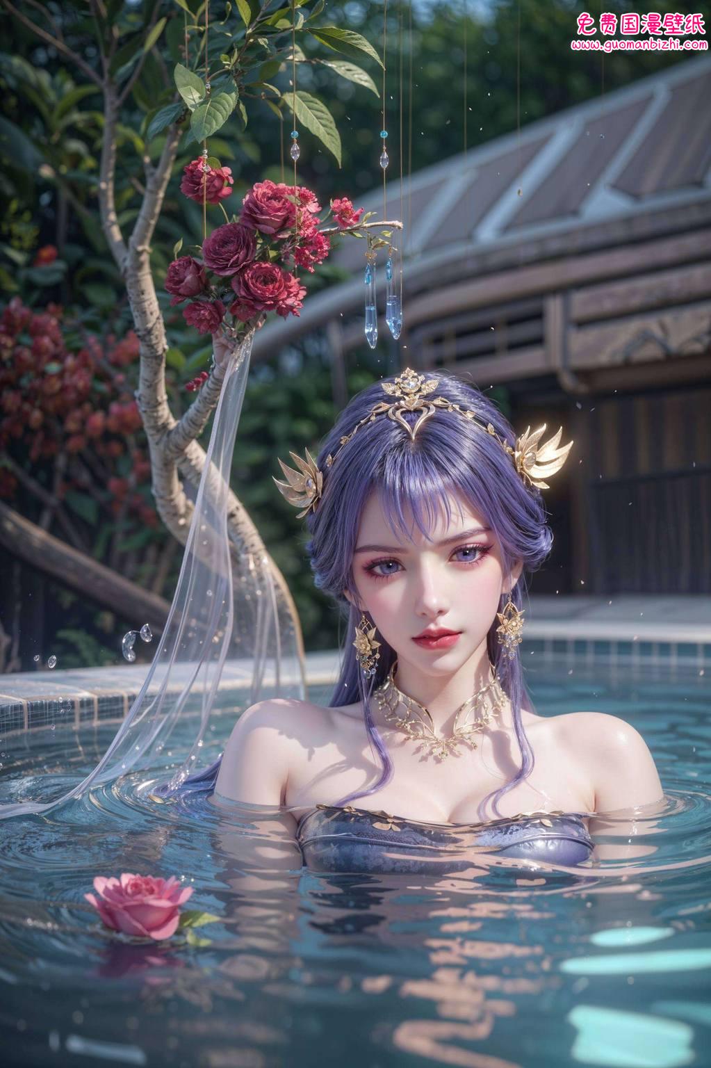 紫霞漫布，’天穹长老电脑壁纸4k全屏’紫色免费壁纸下载，安卓潮图壁纸盛宴。