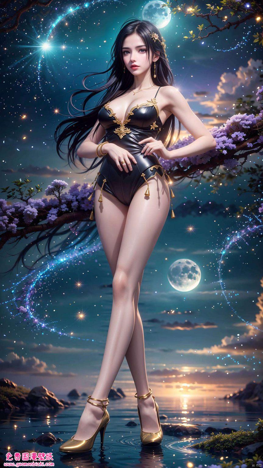 月婵与石昊的AI图例护眼壁纸，iPhone专属墙纸精选集