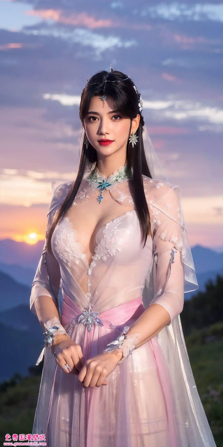 AIGC二次元壁纸集：夏倾月高清PC动画壁纸精选