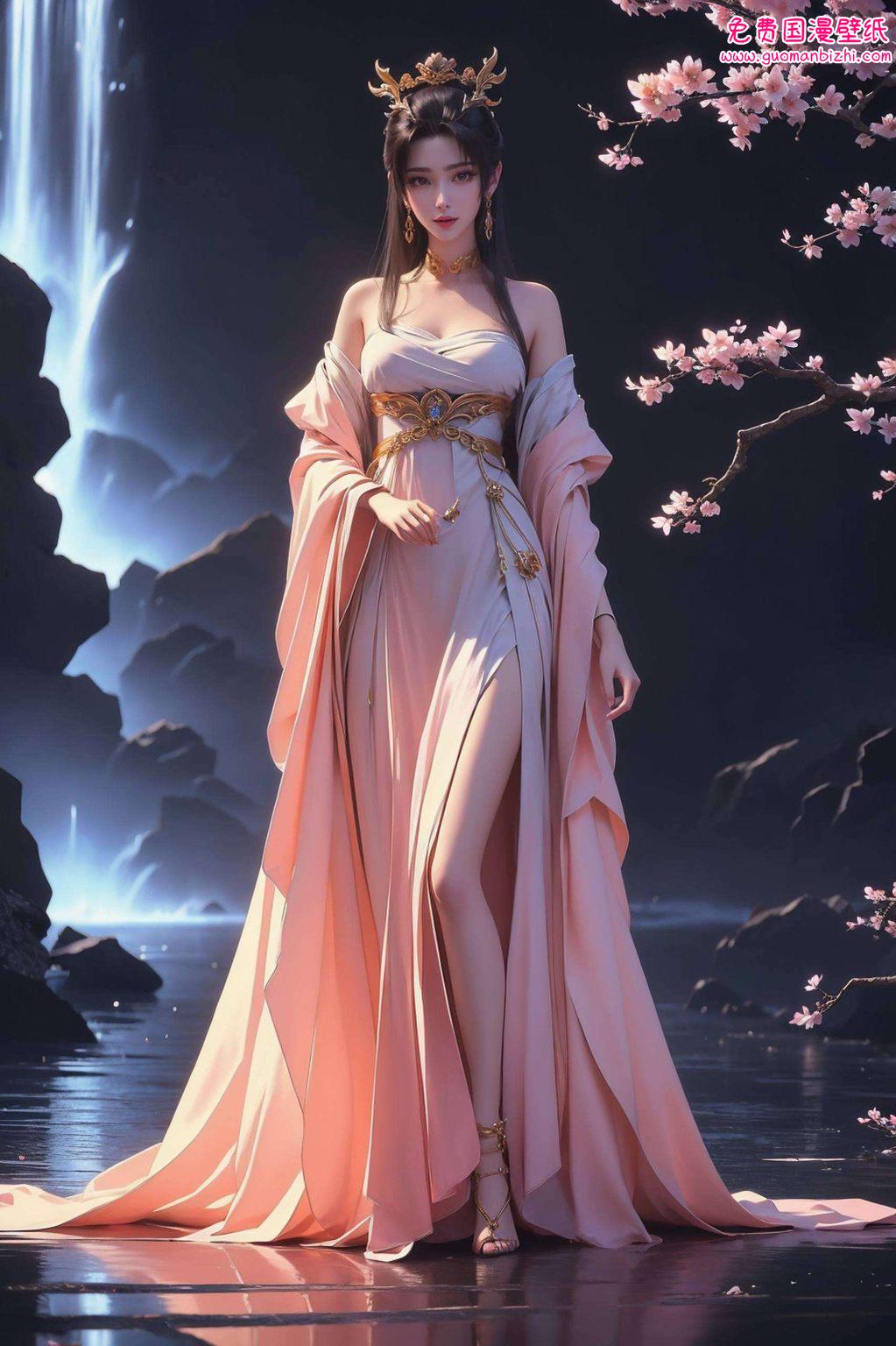 AI创造之美：天狐仙子护眼壁纸，艺术壁纸，高清享受，Win10专属