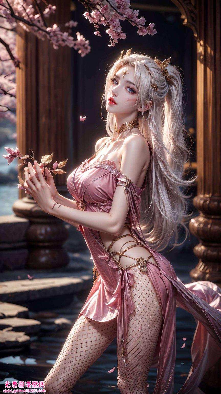 动态壁纸全屏天狐仙子——AI角色精细，PC炫彩壁纸尽显神韵