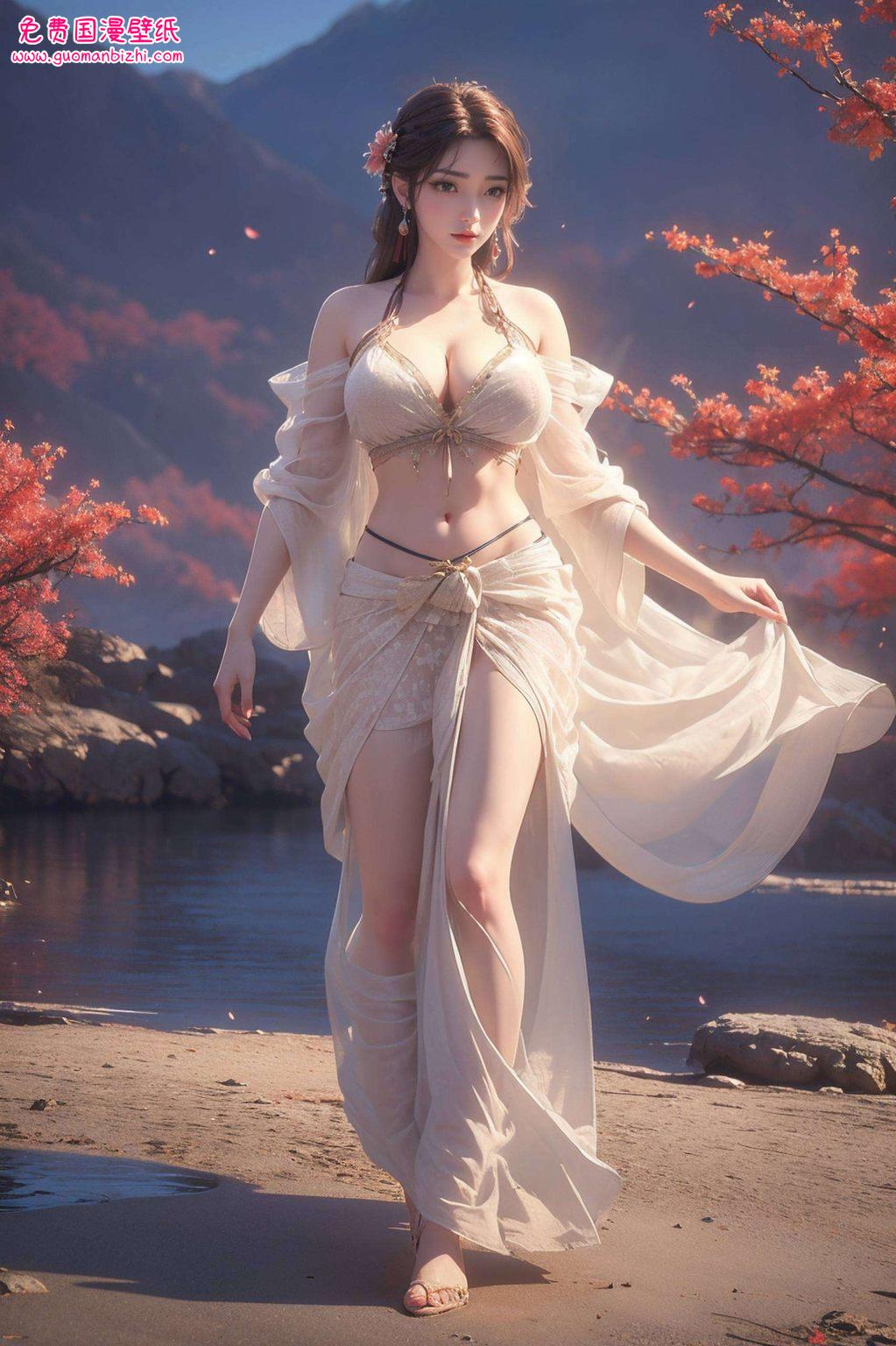 绿色动漫壁纸苹果锁屏:火灵儿粗布麻衣之美 绿色动漫壁纸苹果锁屏:火灵儿粗布麻衣之美