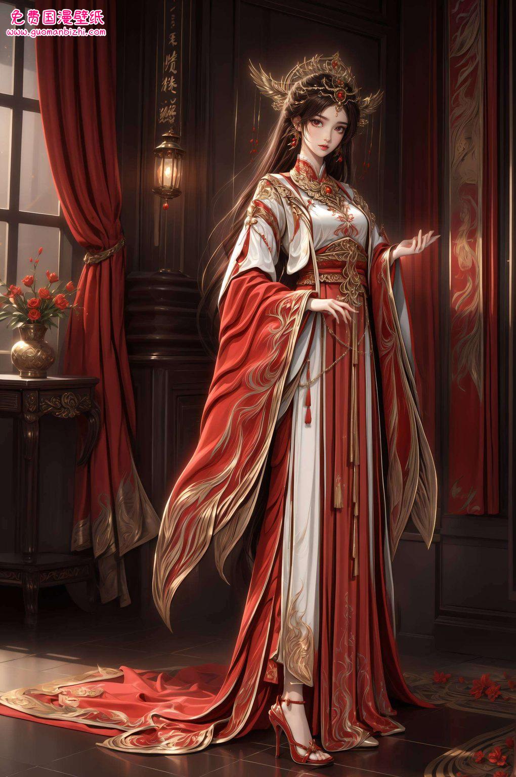 超好看完美像素火灵儿壁纸漫画高清Win10专属壁纸集