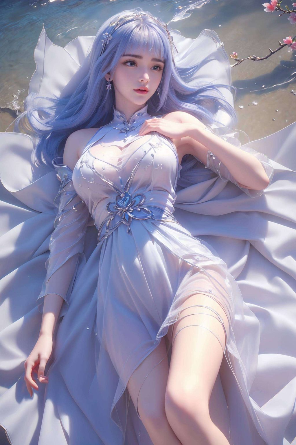 罗征大老婆宁雨蝶：AI壁纸素材，完美像素，电脑古风漫画壁纸集