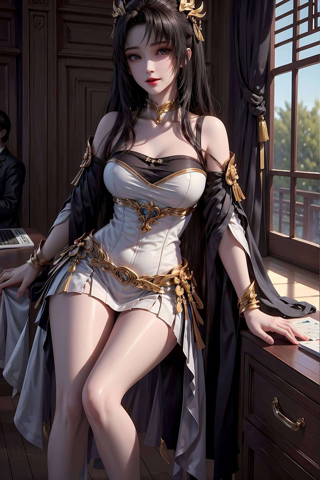 绿色完美像素,苹果ins风,天狐仙子长腿壁纸高清呈现。 绿色完美像素,苹果ins风,天狐仙子长腿壁纸高清呈现。