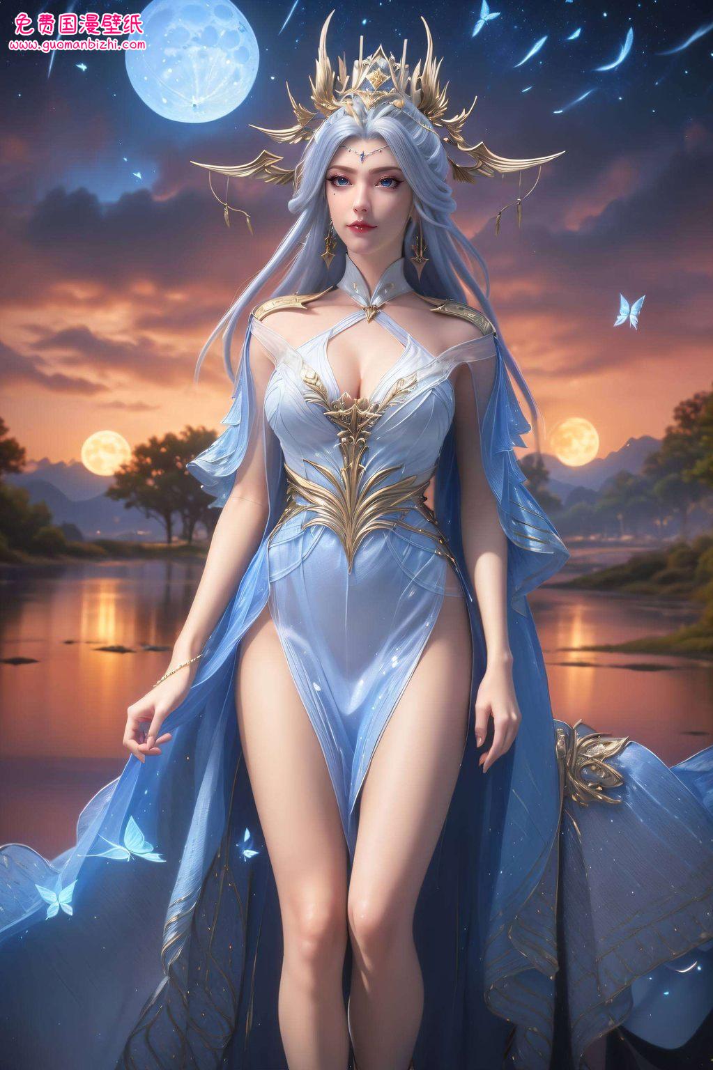 宁雨蝶精选：AI绘画生成作品，免费壁纸下载，平板专属高清壁纸集