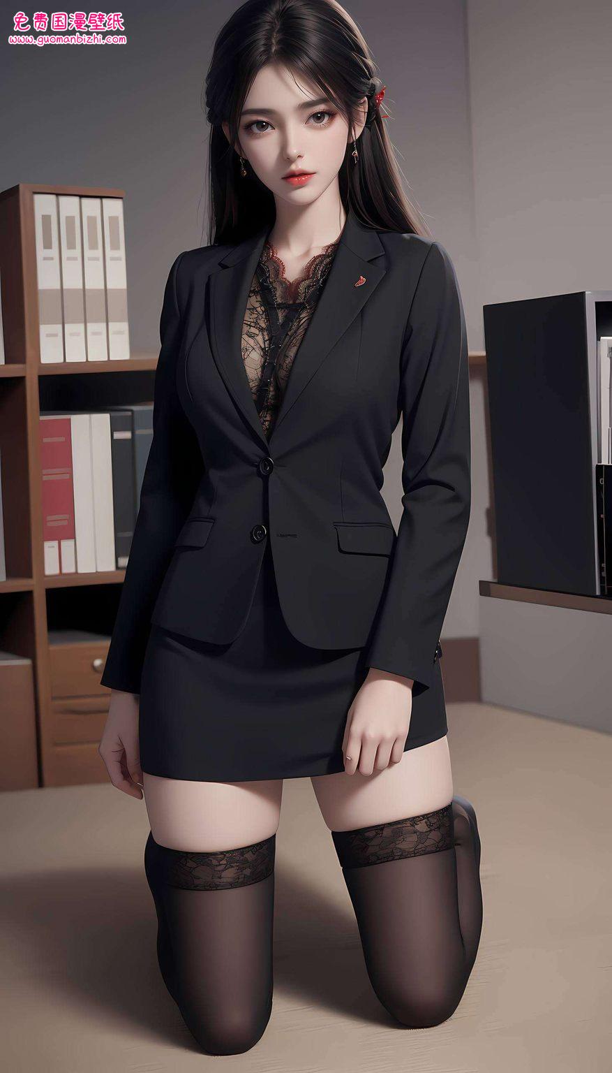 静态动漫壁纸：火灵儿云曦清漪，PCins风电脑桌面装饰