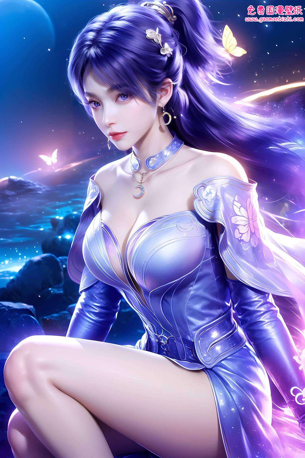 姬紫月照片AI生成壁纸，护眼锁屏壁纸大全，手机壁纸新选择