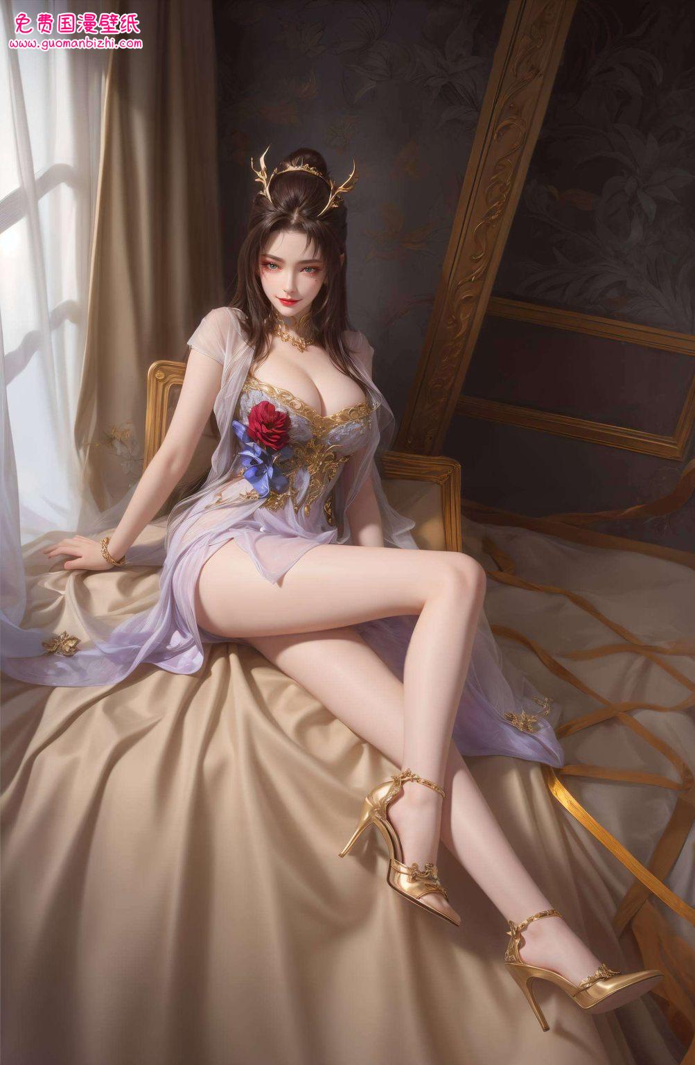 AIGC粉色仙韵壁纸集——天狐仙子iPhone游戏壁纸下载