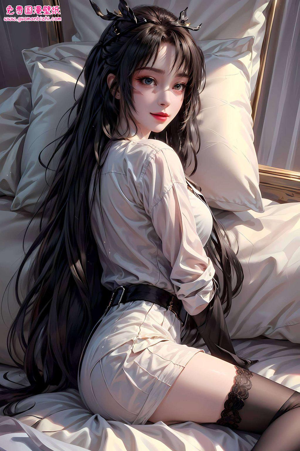 天狐仙子动漫壁纸竖屏：AI绘画壁纸精细角色，iPhone艺术壁纸集锦