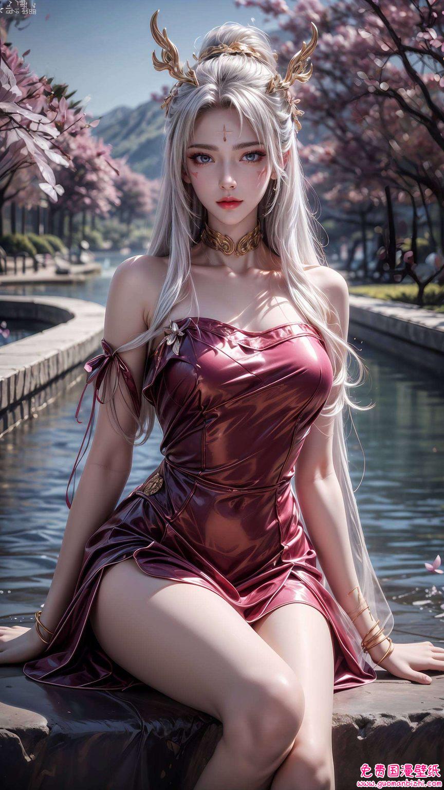 天狐仙子漫画图片壁纸：古香古色，对眼睛好，免费壁纸秀iPad视觉享受。