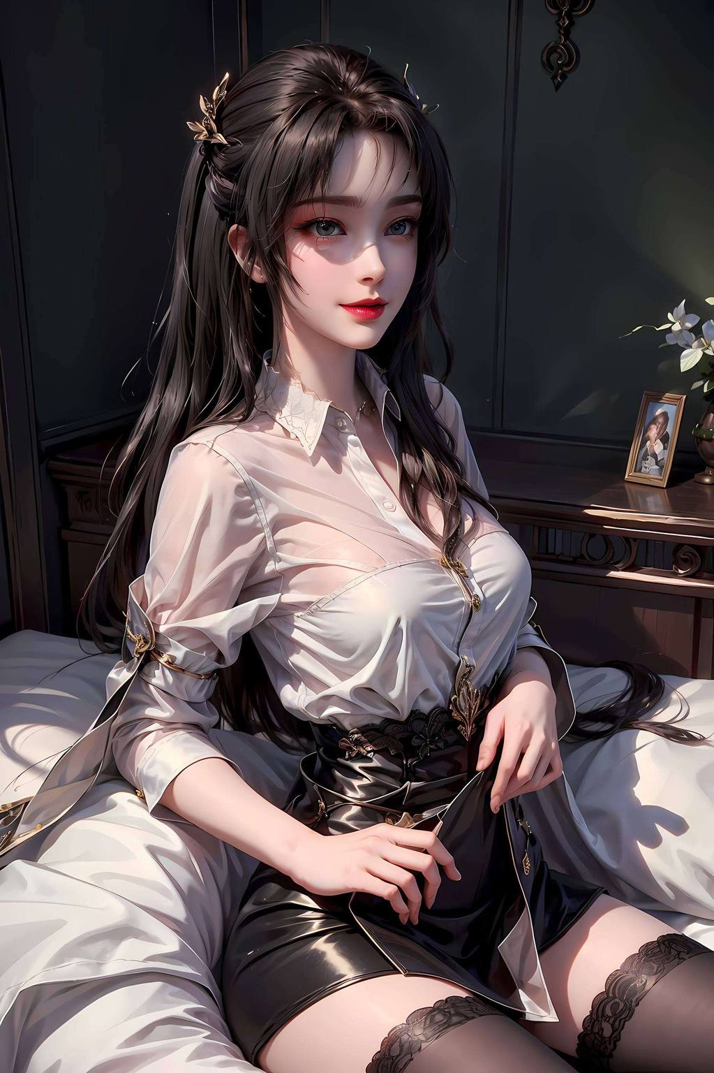 超好看二次元壁纸集——漫画天狐仙子高清苹果桌面背景