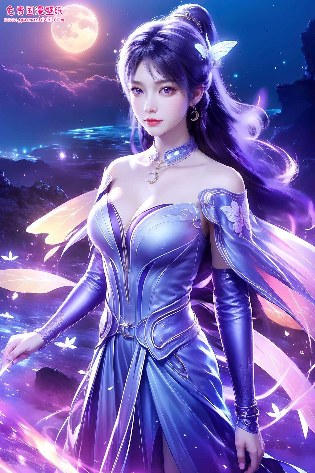 姬紫月遮天动态壁纸4k全屏电脑——AI绘画参考作品，游戏壁纸，iPhone桌面背景集锦