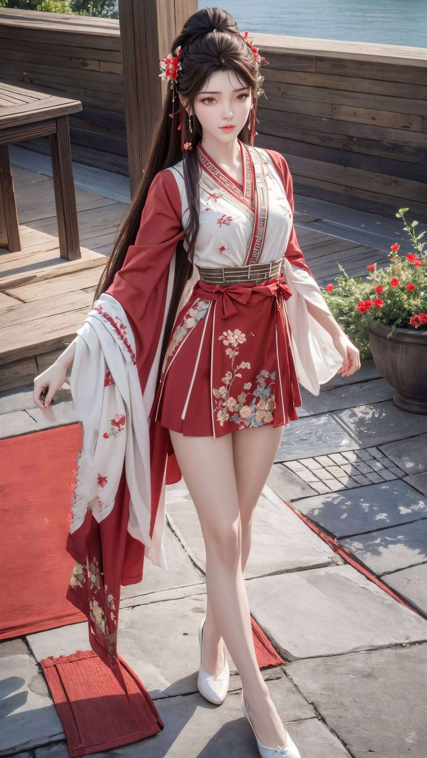 石昊火灵儿同屏壁纸：AI动漫人物壁纸，动漫与手机壁纸的完美融合