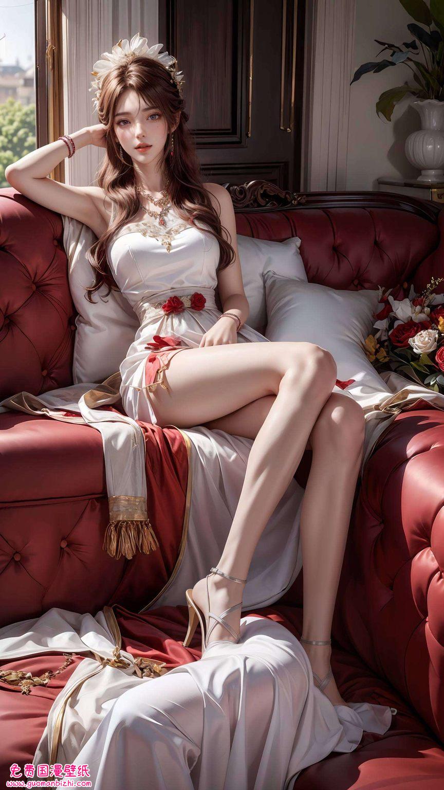 古韵瑰宝：火灵儿石昊4k电脑壁纸，AI角色免费古香古色珍藏