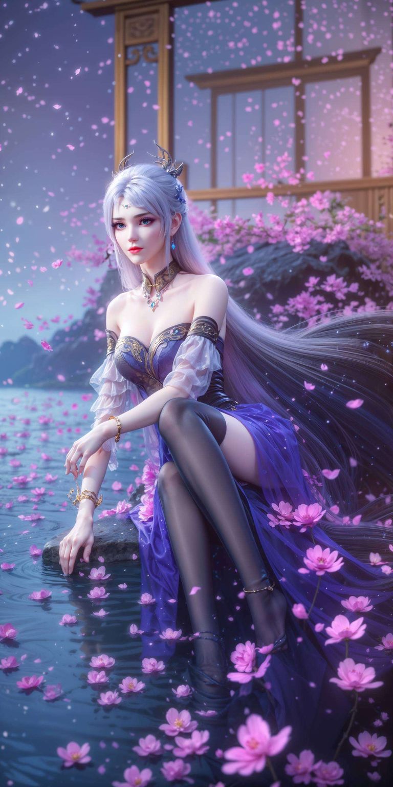 大主宰洛璃3D壁纸集：AI绘画免费分享，苹果桌面背景精选