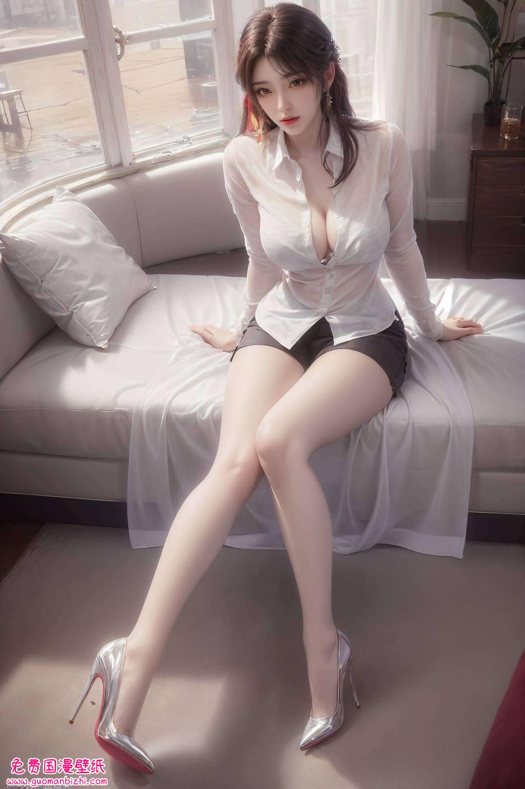 AI创作免费壁纸包——电脑古风漫画壁纸·火灵儿石昊高清精选