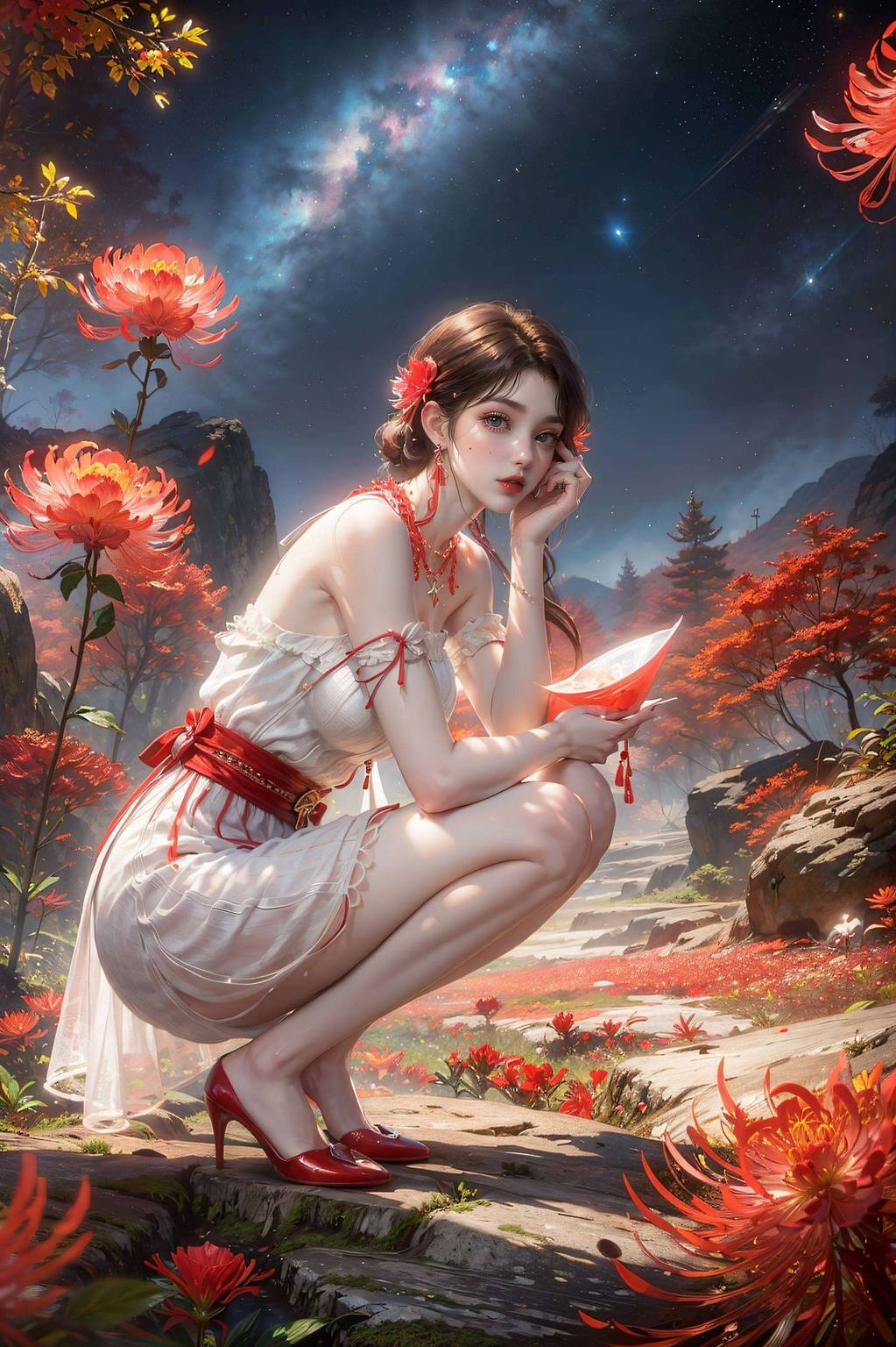 荒天帝火灵儿ai范例游戏壁纸，PC唯美手机壁纸集锦