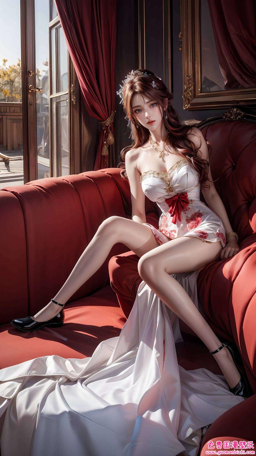 绿色动漫壁纸集：火灵儿2k安卓可爱壁纸精选