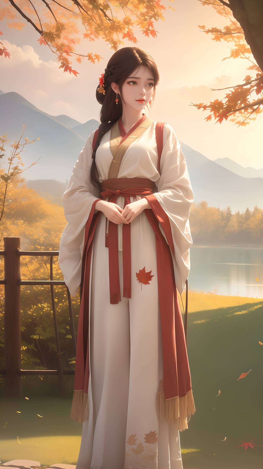 古香古色电脑壁纸包:AI图片模型呈现完美世界火灵儿免费下载 古香古色电脑壁纸包:AI图片模型呈现完美世界火灵儿免费下载