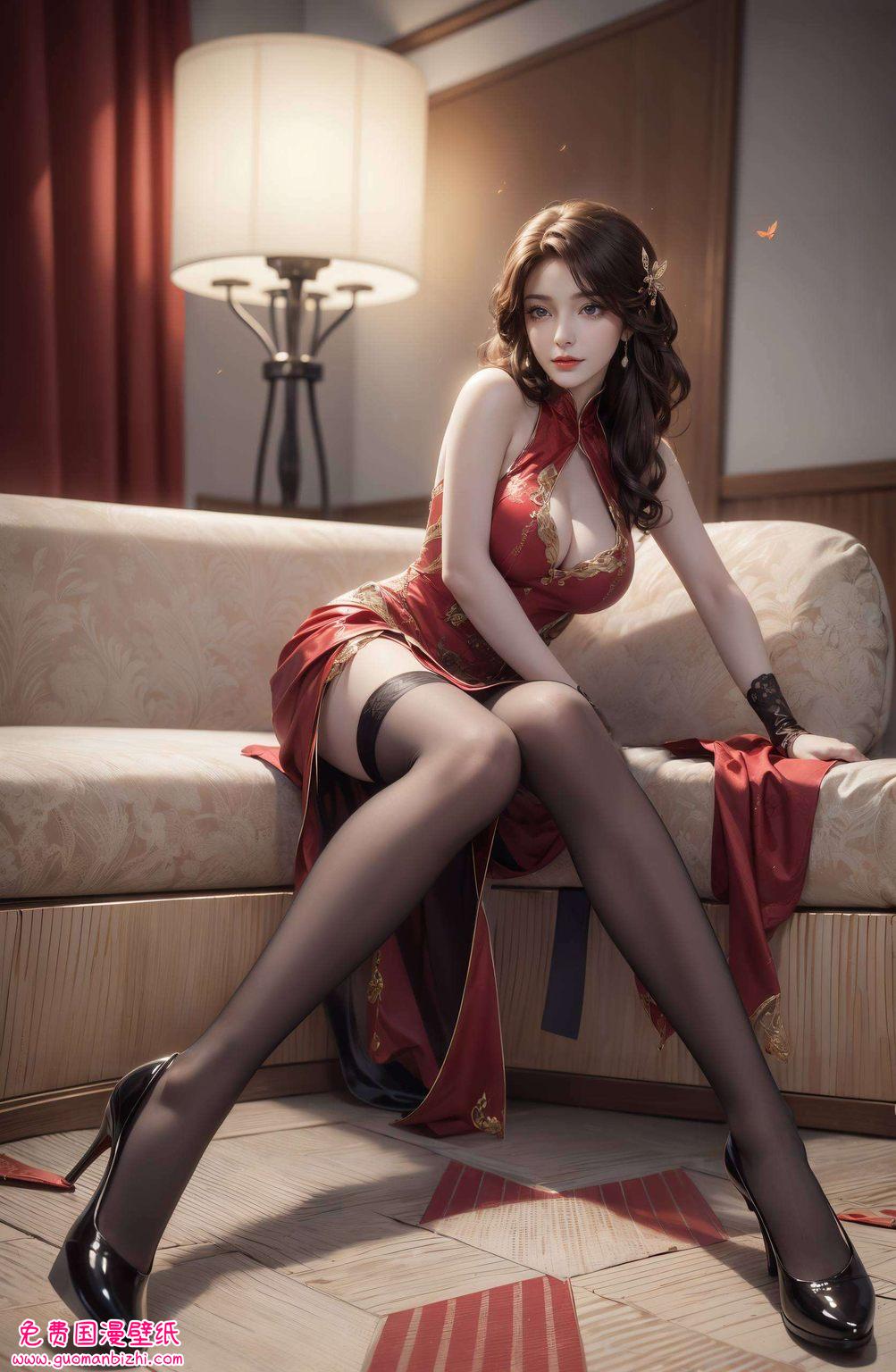 火灵儿插画壁纸高清——AI图片参考，免费下载，IPAD桌面必备