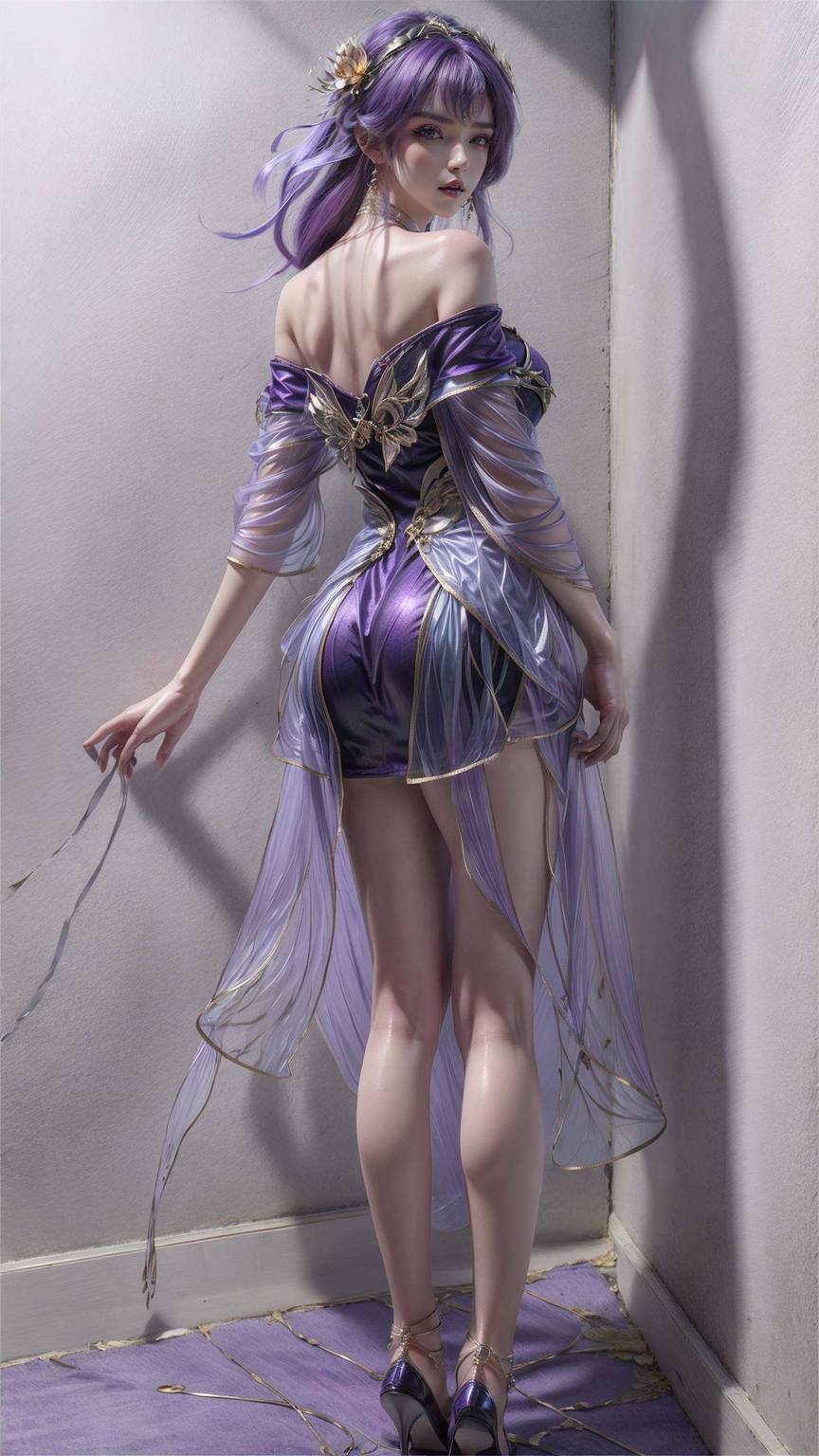 AI素材精细角色，PC宽屏壁纸——天穹动态壁纸超清无水印集