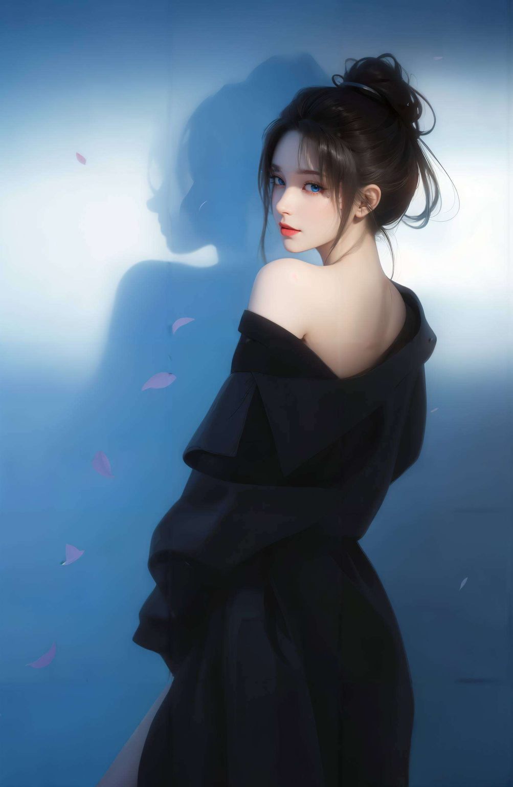 AI绘画生成：护眼苹果古风壁纸，天狐仙子高清图片集