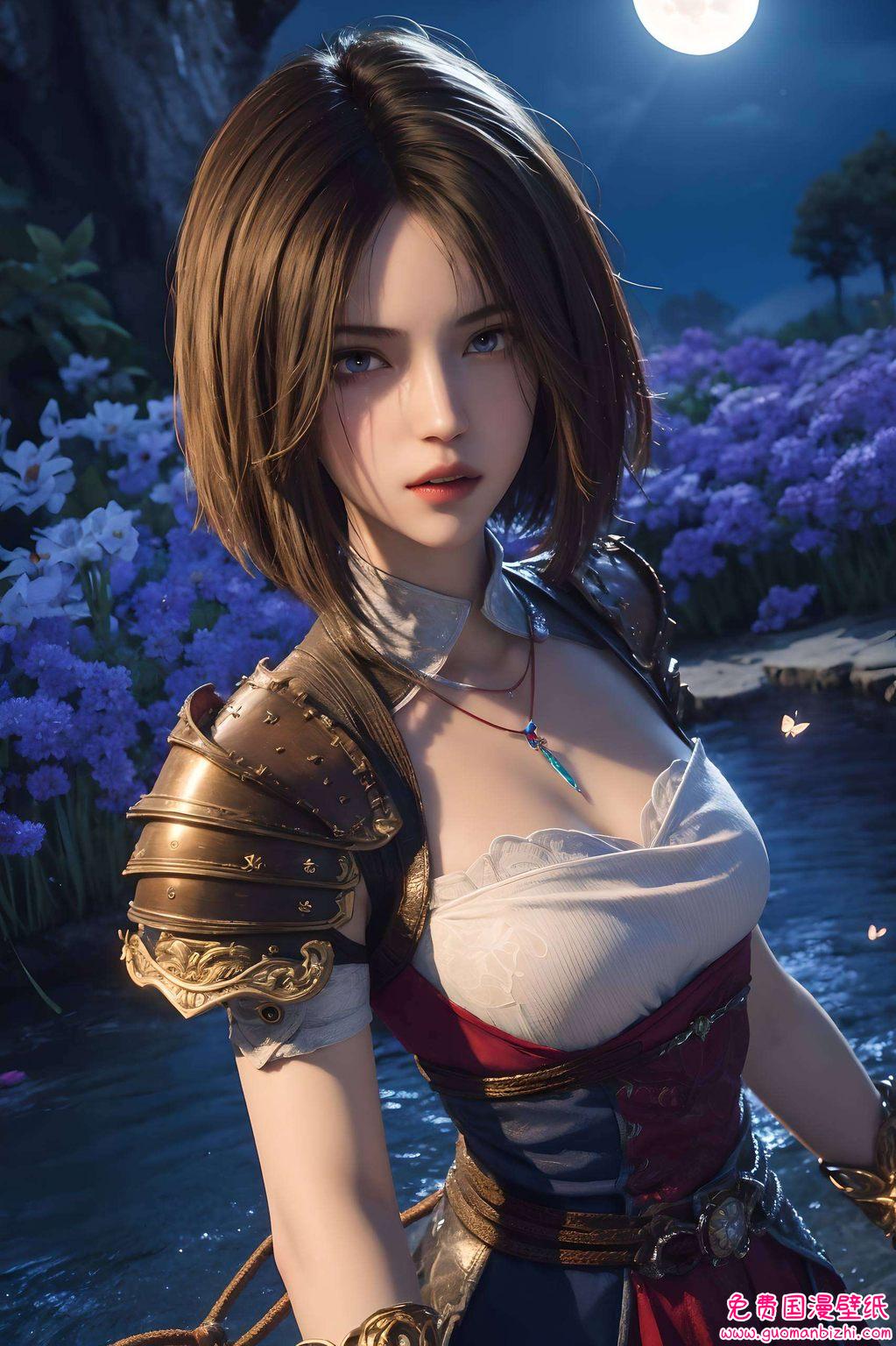 姬如雪李星云：AI范例×二次元壁纸×苹果背景图片集