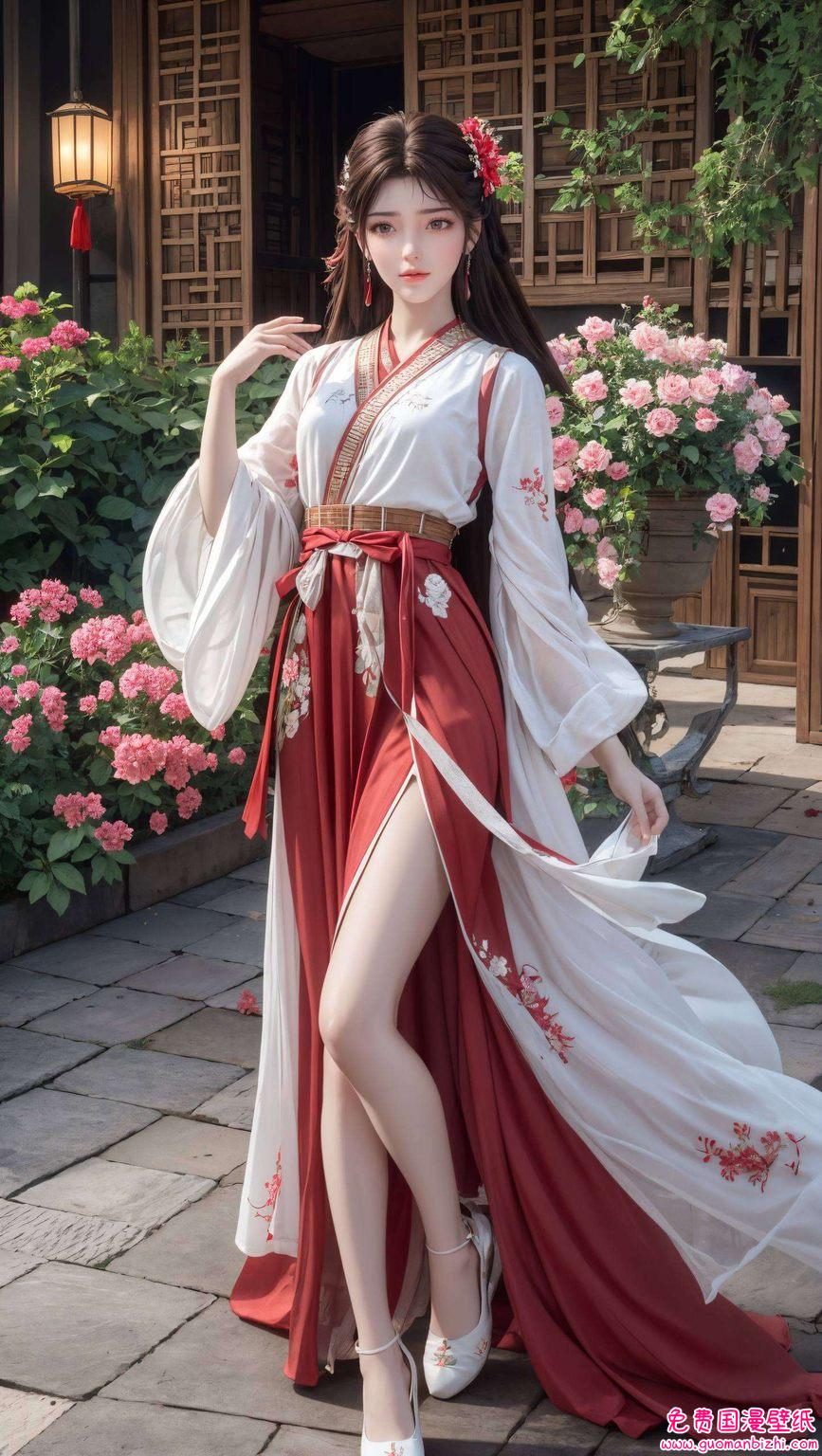 火灵儿唯美壁纸图文高清——AI范例壁纸，免费壁纸包，安卓漫画壁纸集锦