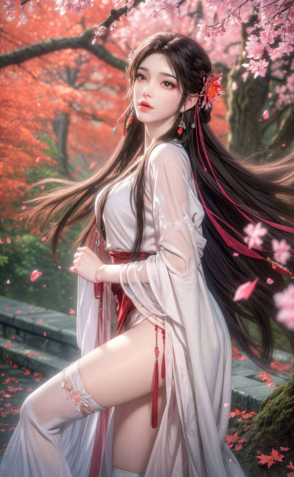 动态壁纸完美世界火灵儿：AI图片极简壁纸，手机古风漫画壁纸集