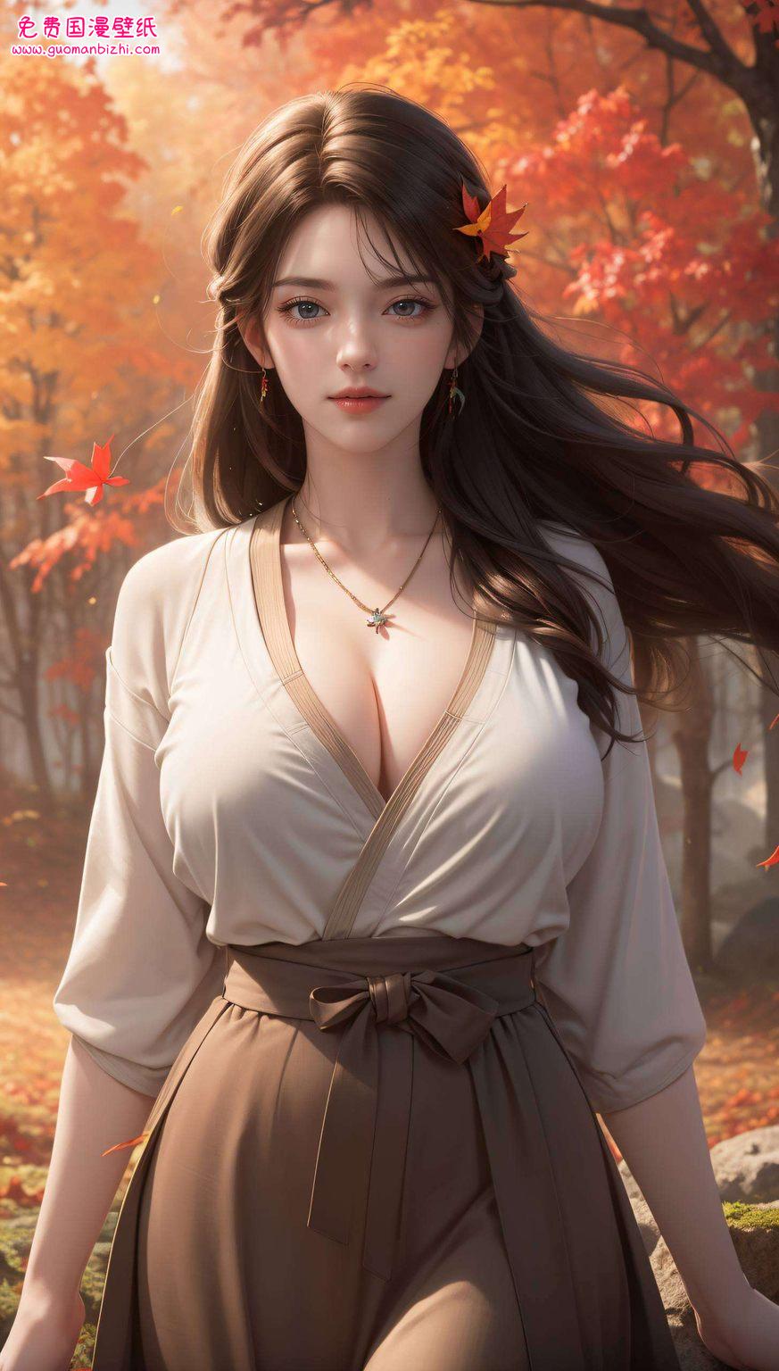 绿色动漫壁纸集：火灵儿2k安卓可爱壁纸精选