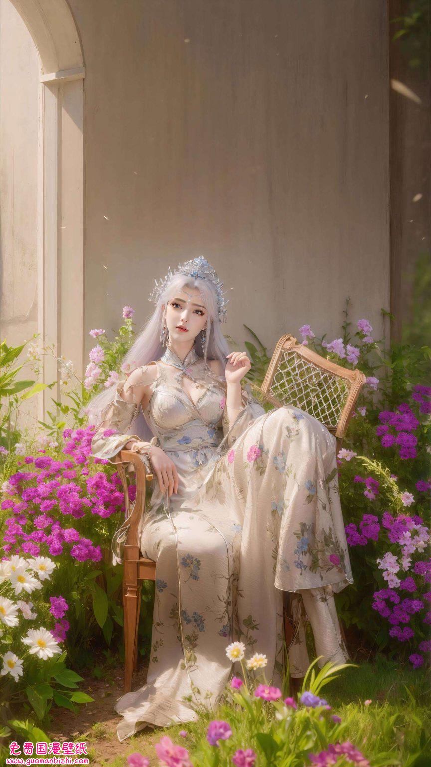 国漫女神宁雨蝶：专集免费粉色壁纸分享，Win10动态壁纸盛宴