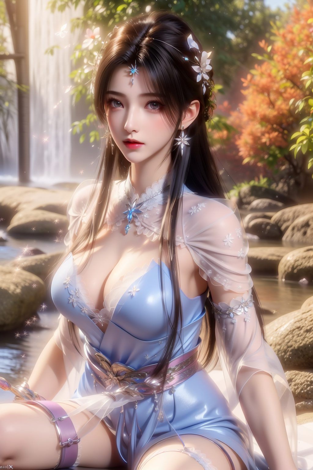 夏倾月AI参考壁纸,精细角色描绘,简洁iPhone风格壁纸集 夏倾月AI参考壁纸,精细角色描绘,简洁iPhone风格壁纸集