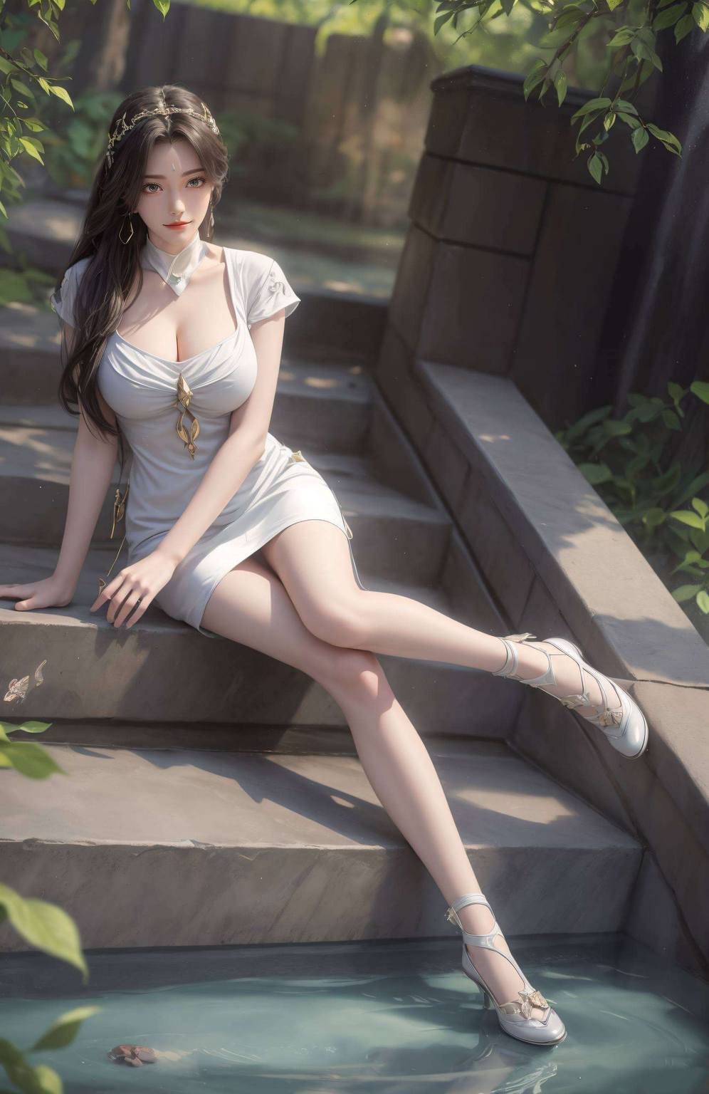 柳神背影动态高清壁纸：AI范例，壁纸护眼，简洁电脑壁纸集