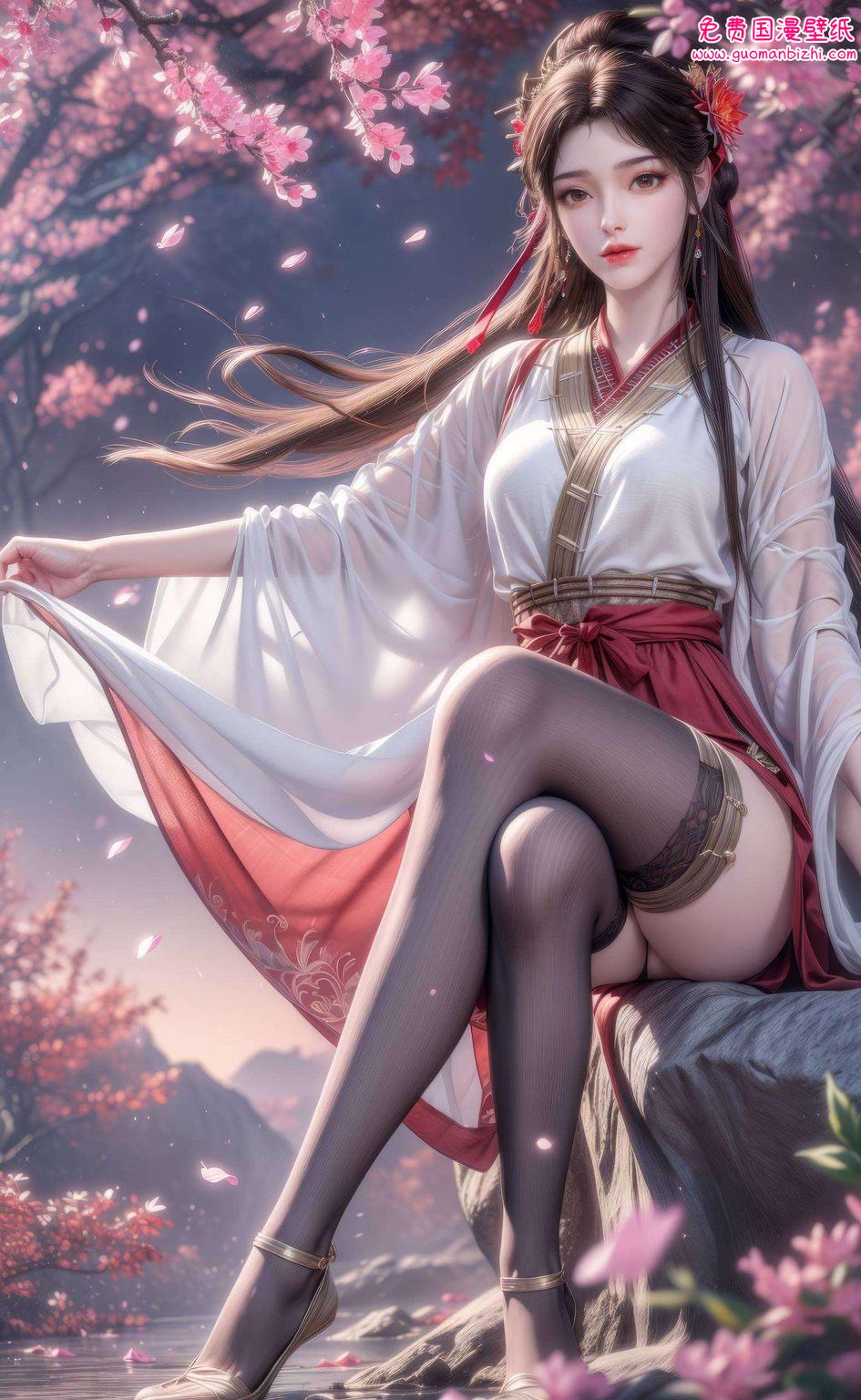 AI壁纸AIGC免费壁纸包——黑暗火灵儿手机桌面壁纸大全